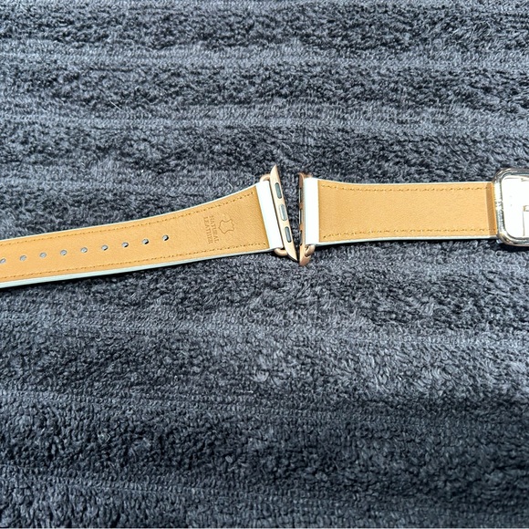 White Leather Watch Strap